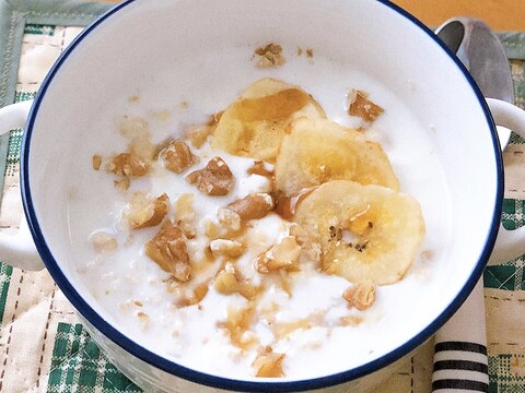 オートミールの簡単朝ごはん☆